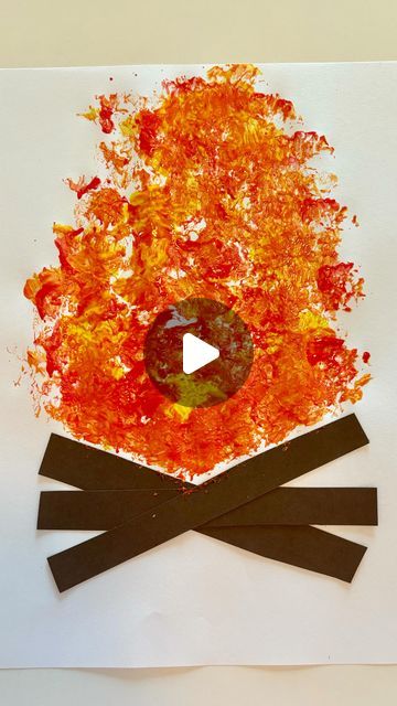 Mel  |  Early Childhood Educator on Instagram: "Foil Painted Campfire 🔥🔥  Follow @artsandcrafts4kids for more deas! 🌟 . . . #sensoryactivities #artsandcrafts #diyartsandcrafts #activitiesforkids #kidsactivities #earlychildhoodeducation #playlearningideas #campfire #camping" Great Fire Of London Eyfs Activities, Niko Moon, Fire Crafts, Early Childhood Educator, November Crafts, Jesse Tree, Glue Art, Kindergarden Activities, Easy Arts And Crafts