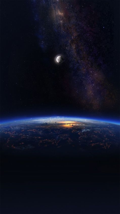 Earth And Moon Wallpaper, Moon And Earth, Earth Wallpaper, Moon Earth, Wallpaper Galaxy, Cosmos Space, Galaxy Universe, Floating In Space, Space Photography