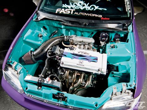 Beautiful Engine Bay                                                                                                                                                                                 Más Jdm Engine, Jdm Engines, Civic Eg, Jdm Honda, Honda Crx, Honda Civic Hatchback, Chevy Blazer, Honda Civic Sedan, Car Goals