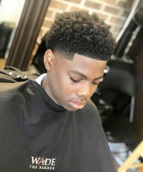 Lineup Haircut, Tapered Hairline, Mid Taper, Boys Cut, Taper Fade Short Hair, Fade Haircut Curly Hair, Black Haircut, Black Boys Haircuts, Black Hair Cuts