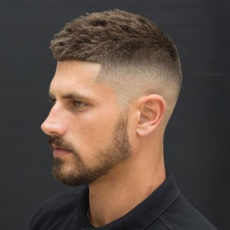 Marine Haircut, Very Short Hair Men, Popular Mens Haircuts, Mens Hairstyles With Beard, Cut Hairstyles, Men's Short Hair, Faded Hair, Mens Haircuts Fade, Popular Haircuts