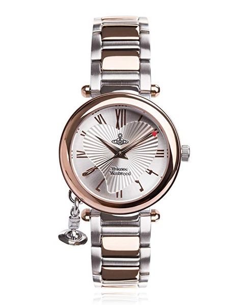 Vivienne Westwood Ladies Orb Rose Gold Case Bracelet Watch #jewelry #watches #watchesjewelry #vivienneWestwood #Women  #womensfashion #style #gold #silver #rosegold Swiss Army Watches, Affordable Watches, Ladies Watches, Rose Gold Case, Time Machine, Two Tone Watch, Gold Case, Watch Model, Ladies Watch