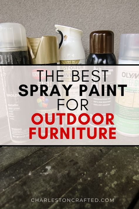 The best spray paint for outdoor furniture Spray Paint Furniture Wood, Spray Paint Outdoor Furniture, Painting Outdoor Furniture, Painting Outdoor Wood Furniture, Painting Metal Outdoor Furniture, Paint Outdoor Furniture, Spray Painting Outdoor Furniture, Spray Paint Wicker, Outdoor Spray Paint