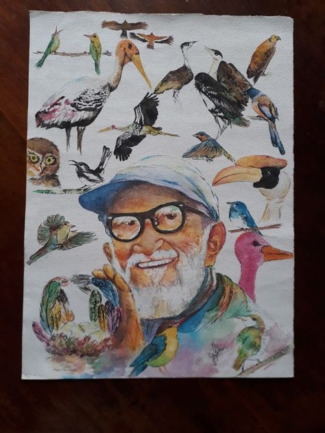 Birdman of India #dezireearts Salim Ali, India, Quick Saves, Art