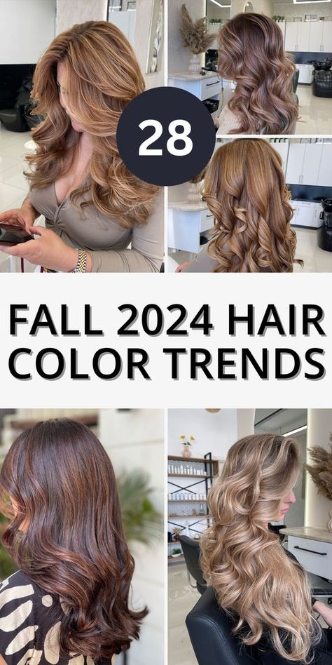 28 Stunning Fall 2024 Hair Color Trends to Transform Your Look - divagaze.com Fall Hair Trends For Brunettes, Hair Colour Long Hair Color Trends, Fall Hair From Blonde To Brunette, Hair Color Trend Fall 2024, Fall Hair Colors For Auburn Hair, Fall Hair Colors With Red, Hair Colors For 2024 Fall, New Fall Hair Colors 2024, Hair Colour Trends Autumn 2024