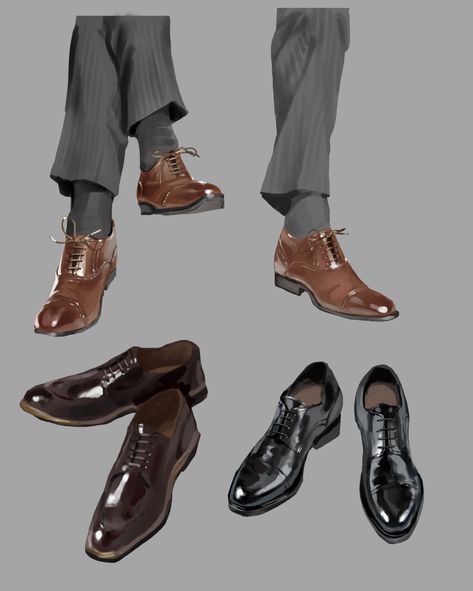 Suit Drawing, Shoes Drawing, Suit Shoes, Digital Painting Tutorials, Figure Drawing Reference, Guy Drawing, Drawing Clothes, Shoe Art, Pose Reference Photo