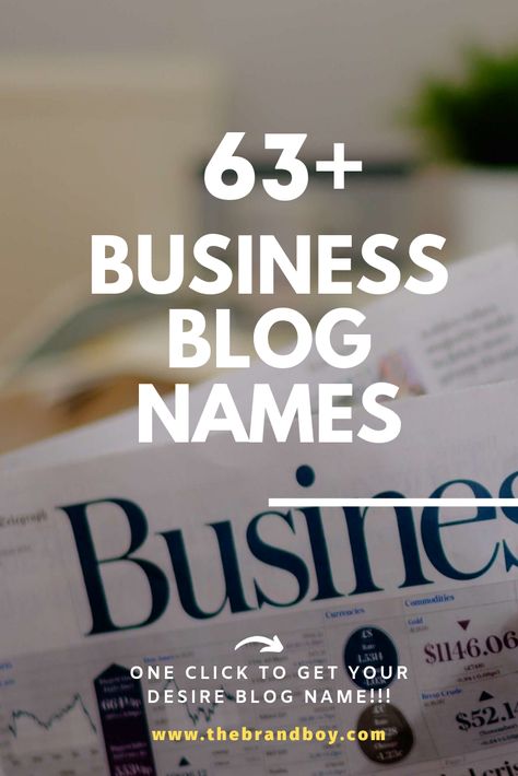 Here we present you with the catchy, random business blog names for your business inspiration Business Name Ideas, Creative Names, Business Page, Names Ideas, Blog Names, Name Ideas, Business Pages, Business Inspiration, Blog Page