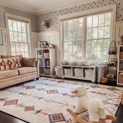 8 Colorful Kid's Playroom Rugs for a Fun Space | Ruggable Blog Playroom Rugs, Kids Playroom Rugs, Rugs For Kids, Living Room Playroom, Baby Playroom, Kids Living Rooms, Kids Playroom Decor, Playroom Rug, Nursery Baby Room