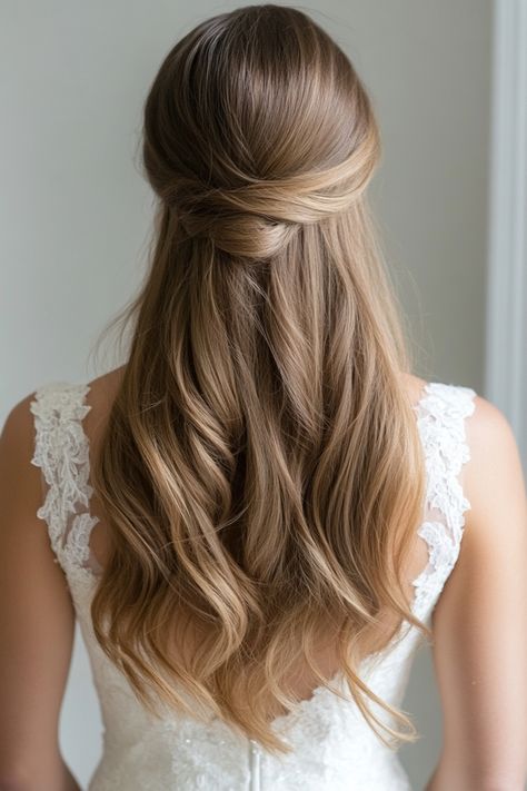 Discover 81 long bridal hairstyles for every season. Whether you're getting married in spring, summer, fall, or winter, these styles offer something for every bride. Click to see all the seasonal options! #SeasonalBride #LongHair #WeddingDay Spring Wedding Hairstyles Bride, Long Bridal Hairstyles, Long Wedding Hairstyles, Curly Bridal Hair, Hairstyles For Brides, Long Hair Wedding, Long Bridal Hair, Glam Waves, Gorgeous Hairstyles