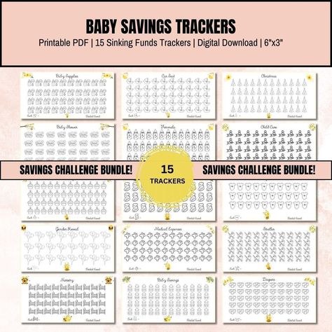 #Baby_Savings #Cash_Binder #Budget_Binder_Printables #Saving_For_Baby Baby Savings, Cash Binder, Budget Binder Printables, Saving For Baby, Savings Goal, Spar Challenge, Baby On A Budget, Savings Challenges, Baby Printables