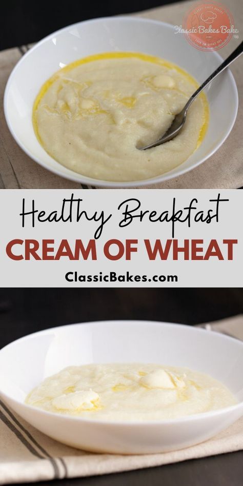 Cream Wheat Recipes, Diy Cream Of Wheat, Cream Of Wheat Recipes Breakfast Healthy, Overnight Cream Of Wheat, Russian Breakfast, Wheat Porridge, Unprocessed Recipes, Grain Recipes, Healthy Breakfast Recipe