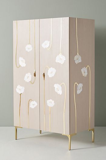 Armoire Anthropologie, Hanging Furniture, Anthropologie Uk, Elegant Bedroom, Furniture Renovation, Modern Cabinets, Hand Painted Furniture, Ikea Diy, Flipping Furniture