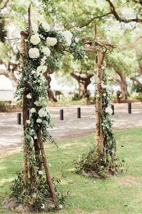 Rustic Arch, Wedding Trellis, Wedding Arbor Rustic, Wedding Arbors, Arch Trellis, Wedding Arch Rustic, Rustic Wedding Decorations, Romantic Wedding Receptions, Romantic Wedding Ceremony