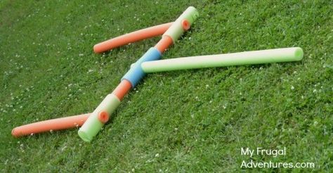 How to Make a Pool Noodle Field Goal Field Goal Post, Reveal Gender Party, Football Goal Post, Custom Cooler, Football Diy, Gender Party, Pool Noodle, Corn Hole Game, Diy Pool