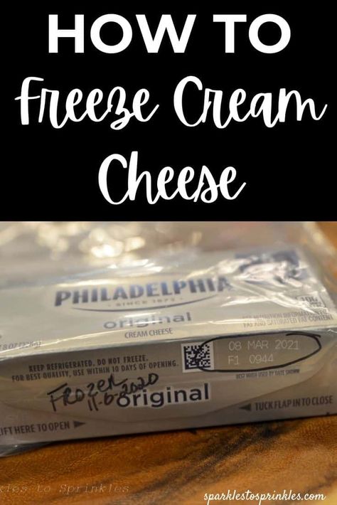 To get the most from your cream cheese you can freeze it to last an extra 6 months. Follow my easy steps for how to freeze cream cheese. Freeze Cream Cheese, Freezing Cream Cheese, Recipes Using Cream Cheese, Freeze Cream, Freezer Burn, Mouthwatering Recipes, Food Saver, Dehydrator Recipes, Delicious Dishes