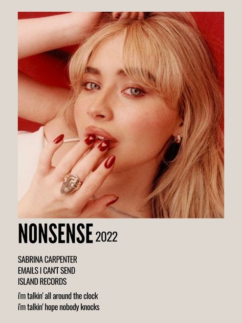 minimal aesthetic polaroid song poster for emails i can’t send album track 9 Sabrina Carpenter Songs, Sabrina Carpenter Album, Aesthetic Polaroid, Music Poster Ideas, New Template, Minimal Aesthetic, Music Album Cover, Music Wall, Album Songs