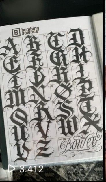 Tattoo Lettering Alphabet, Graffiti Alphabet Styles, Tattoo Fonts Alphabet, Graffiti Lettering Alphabet, Tattoo Fonts Cursive, Tattoo Lettering Design, Lettering Styles Alphabet, Chicano Lettering, Tattoo Lettering Styles