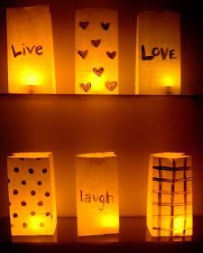 Luminary Bags Diy, Diy Lanterns Paper, Paper Bag Luminaries, Paper Bag Lanterns, Luminaries Bags, Diy Paper Bag, Lantern Craft, Flameless Tea Lights, Winter Activities For Kids