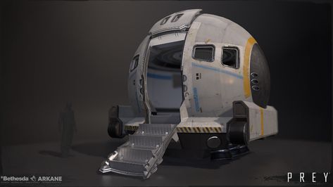 ArtStation - PREY Escape Pod Escape Pod, Spaceship Interior, Props Art, Spaceship Design, Spaceship, Science Fiction, Flight, Science, Quick Saves