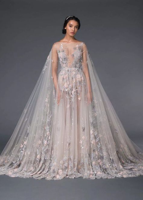 Paolo Sebastian Dresses, Paolo Sebastian Wedding Dress, Paolo Sebastian, Cape Gown, Spring Wedding Dress, Fantasy Dresses, A Wedding Dress, Wedding Dress Couture, Couture Wedding