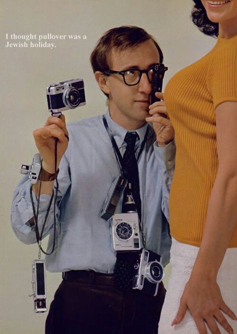 Woody Woody Allen Movies, New Lyrics, Camera Man, Old Cinema, Classic Camera, Cinema Camera, Woody Allen, Famous Photographers, Jim Morrison