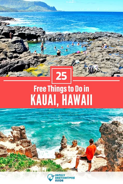 25 Free Things to Do in Kauai, HI — Places to Go for Free! Kauai Things To Do, Kauai Activities, Things To Do In Kauai, Hawaii Trip Planning, Hawaii Vacation Tips, Hawaii Itinerary, Kauai Travel, Kauai Island, Hawaiian Travel