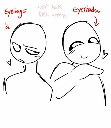 Two Person Chibi Base, Drawing Face Template, Ship Dynamics Template, Laughing Base Drawing, Chibi Two People, Face Base Reference, Sibling Dynamics Drawing, Silly Base Drawing, 3 People Poses Drawing Reference