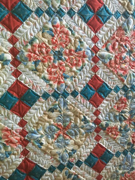 Four Patch Posie Quilt, One Block Wonder, Kaleidoscope Quilt, Printed Quilt, Longarm Quilting, Easy Quilts, Quilting Tutorials, Quilt Piecing, Quilt Inspiration