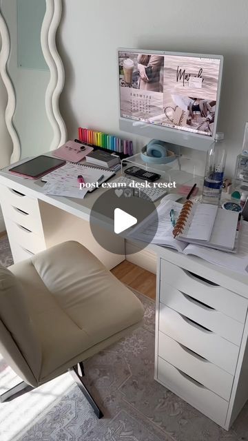 studymoofin 🤍 on Instagram: "That friday feeling 🤍 dust and pollen are my enemies at the moment 🤧" That Friday Feeling, Makeover Bedroom, Friday Feeling, Room Makeover Bedroom, Room Makeover, Desk, In This Moment, Feelings, Bedroom