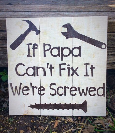 Pallet Signs Diy, Step Dad Gifts, Laser Art, Diy Father's Day Gifts, Funny Fathers Day Gifts, Funny Gifts For Dad, Navidad Diy, Father's Day Diy, Dad Day