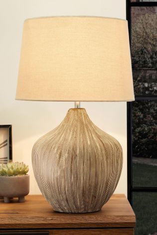 Buy Scratch Table Lamp from the Next UK online shop Vase Making, Lamp Making, Flower Vase Making, Large Table Lamps, Lighting Lamp, Crystal Table Lamps, Small Table Lamp, Table Lamp Shades, Bedside Table Lamps