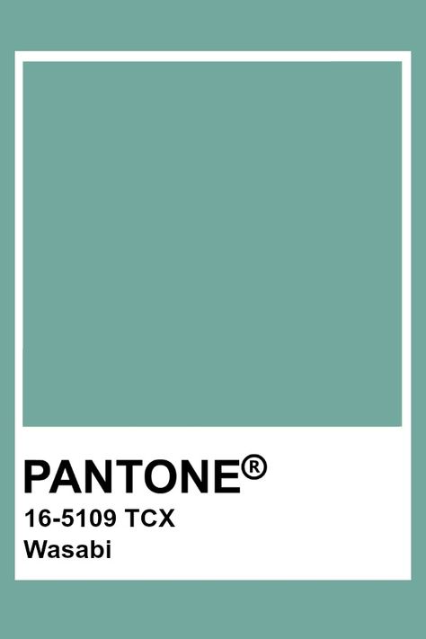 Pantone Wasabi Shark Homescreen, Sea Green Color Palette, Pantone Green, Pantone Tcx, Pantone Color Chart, Pantone Swatches, Sea Blue Color, Pantone Colours, Pantone Palette