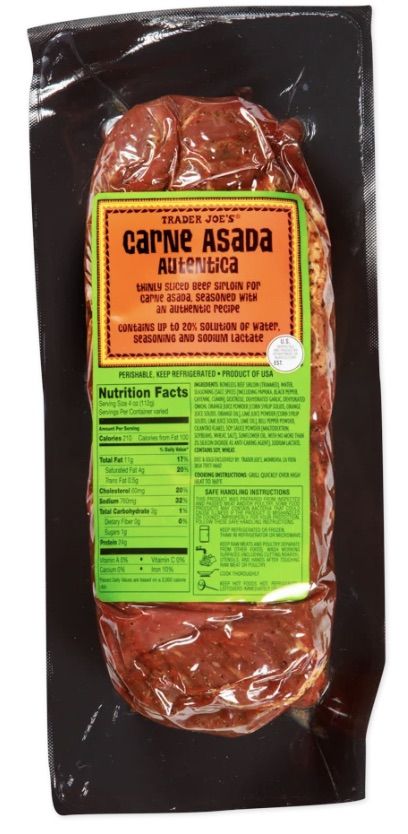 Trader Joe’s Carne Asada: Everything You Need to Know - AisleofShame.com Romesco Dip, Spicy Cashew Dressing, Dinner Tomorrow, Cashew Dressing, Easiest Meals, Pound Dropper, Street Taco, Carne Asada Recipes, Spicy Cashews