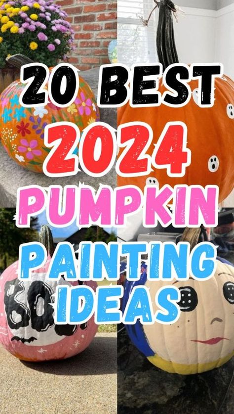 If you’re looking for cute pumpkin painting ideas you need to check these out. This list is the best and it shows you pumpkin painting ideas you can actually make at home. Fall Painted Pumpkins Ideas, Painting White Pumpkins, Painting Pumpkins Ideas Diy, Painted Pumpkins Ideas, Creative Pumpkin Painting Ideas, Cute Pumpkin Painting Ideas, Cute Pumpkin Painting, Halloween Pumpkin Painting Ideas, Pumpkin Designs Painted