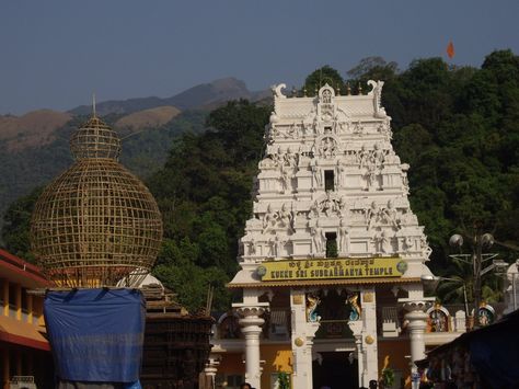 Visit this ancient piligrimage temple. Know more: http://www.hoteldwara.com/blog/history-of-kukke-subramanya-temple/ Mookambika Temple, Kukke Subramanya, Panama Travel, Philippines Travel, The Temple, Leaning Tower Of Pisa, Panama, Philippines, Travel Tips