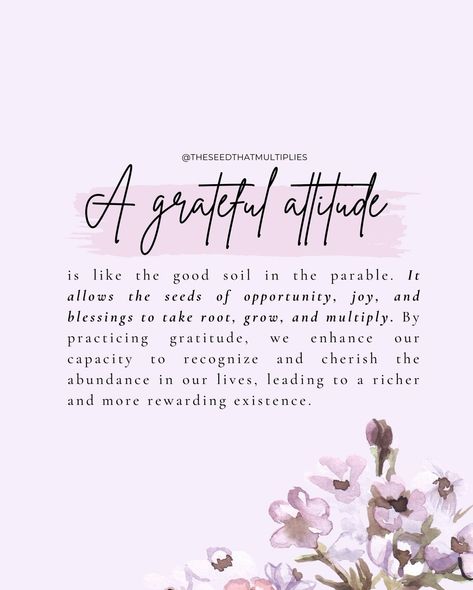 Gratitude Aesthetic, Grateful Quotes, Gratitude Prompts, Power Of Gratitude, Practicing Gratitude, Gratitude Challenge, Mark 4, Attitude Of Gratitude, Gratitude Quotes