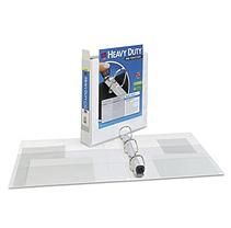 Avery - Heavy Duty View Binder with One Touch EZD Rings, 1 1/2" Capacity, White - 4 Pack Binder Accessories, Sheet Protectors, Hotel Supplies, 3 Ring Binders, Extra Storage Space, Round Rings, Ring Binder, Binders, Sheet Of Paper