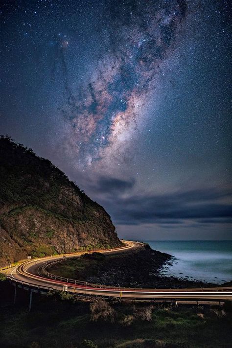 Great Ocean Road - Australia | The milkyway over the Great Ocean Rd | Facebook Beaches Australia, Ocean Road Australia, Great Ocean Road Australia, Great Ocean Road, Summer Road Trip, Norway, Melbourne, Bucket List, New Zealand