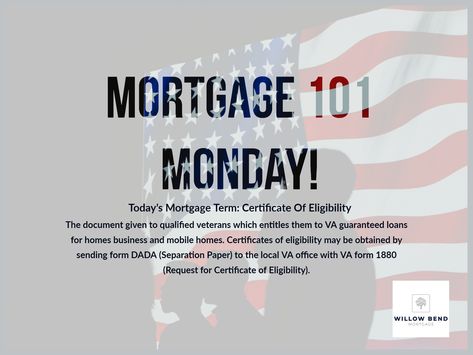 Mortgage Monday, Mortgage Process, Va Loan, We Are Back, Own Home, Loans, The Future, To Learn, Real Estate