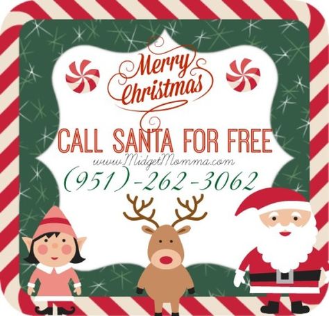 Santa's Phone number!!!! Call Santa for FREE!   Can't wait for Jesiah to call Santa. Santa Phone, Santa Call, Christmas Gift Games, Santa Clause, Christmas Activities, Christmas Deco, Christmas Joy, Christmas Cheer, All Things Christmas