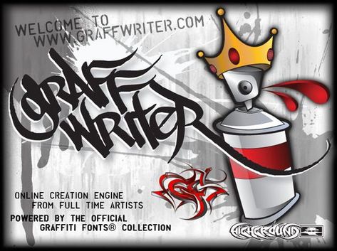 GraffWriter Online Graffiti Creator - Powered by Graffiti Fonts® Diy Graffiti Art, Chrome Graffiti Letters, Free Graffiti Fonts For Cricut, Wildstyle Graffiti Sketch, Bubbly Graffiti Font, Free Graffiti Fonts Download, Free Graffiti Fonts, Wild Graffiti Alphabet, Graffiti Creator