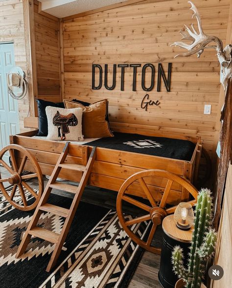 Western Little Boys Room, Western Toddler Room, Western Kids Room, Western Boys Room, Western Kids Rooms, Western House, Log Cabin House, Cowboy Ranch