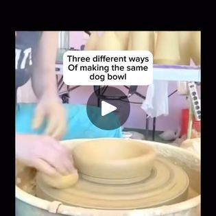 4.5K views · 69 reactions | This was a super fun exploration in my #madskillspotteryapprenticeship open studio. One of the students wanted to learn how to make a dog bowl and then it turned out. Everybody wanted to learn how to make a dog bowl. I had the first idea and the students had the second two ideas. In the end, I’m actually not sure which is the best way, they were all fun! 🤩🥰🥳🎉👍🏽

#wheelthrowing #pottery #ceramics #handmade #clay #wheelthrownpottery #wheelthrown  #potterywheel #ceramicartist #pottersofinstagram #stoneware #instapottery #potterystudio #wheelthrownceramics #potter #ceramicstudio #potterylife #potterylove #handmadeceramics #madskillspotteryapprenticeship #ceramicsofinstagram #artist #clayartist #tutorial #amythepotter #womanpotter #femalepotter #throwlikeagirl Pottery Dog Bowls, Wheelthrowing Pottery, Throw Like A Girl, Wheel Thrown Ceramics, Wheel Throwing, Wheel Thrown Pottery, Pottery Ceramics, Open Studio, Dog Bowl