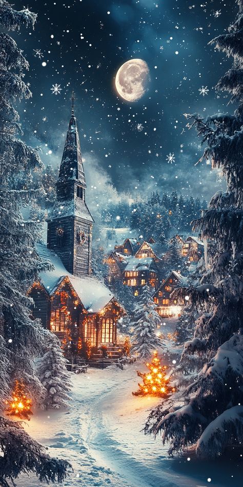 AI ART Merry Christmas Christmas Fantasy Art, Christmas Scenery, Fantasy Book, Christmas Vibes, Christmas Scene, Christmas Images, Amazing Places, Fantasy Books, Christmas Magic