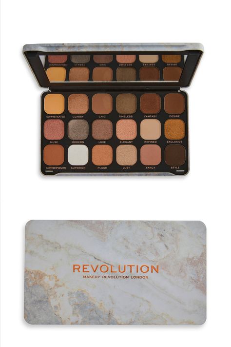 Revolution Makeup Palette, Fantasy Eyeshadow, Makeup Revolution Forever Flawless, Revolution Eyeshadow Palette, Revolution Cosmetics, Maybelline Eyeshadow Palette, Makeup Revolution Palette, Makeup Palette Collection, Revolution Palette