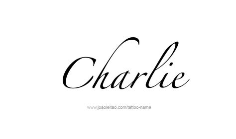 Tattoo Design Name Charlie Charlie Name, Tattoo Name Fonts, Couple Tat, Tattoo Design Name, Handwritten Type, Tattoo Fonts Cursive, Cursive Tattoos, Queen Tattoo, Reading Logs