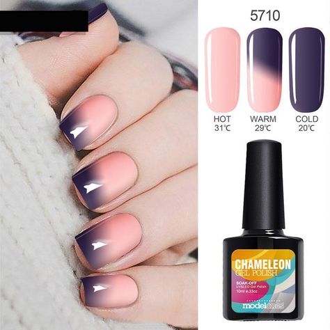 Beautiful Nail Polish, Nail Gel Polish, Gel Nail Colors, Best Nail Art Designs, Uv Nails, Popular Nails, Uv Gel Nails, Gel Nail Designs, Nail Varnish