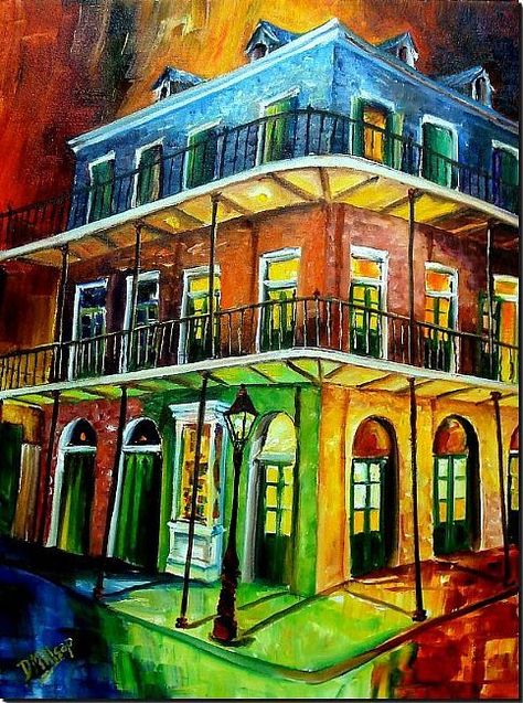 'Nawlins Rainbow' by Diane Milsap.  Bold and distinctive spin on this vibrant city New Orleans Art, Louisiana Art, Rainbow Metal, New Orleans Homes, Wooden Houses, Metal Wall Sculpture, Rainbow Art, Art Galleries, Wall Sculptures