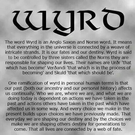 Wyrd meaning Wyrd Rune, Hand Knuckles, Norse Words, Norse Myth, Viking Life, Norse Pagan, Viking History, Norse Vikings, Anglo Saxon