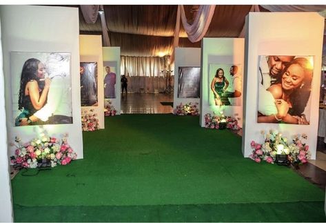 Wedding Reception Entrance Decor, Lobola Decor, Wedding Picture Backdrop, Nigerian Wedding Decor, Comb Twist, Event Entrance, Ceiling Draping, Bridal Shower Balloons, Wedding Background Decoration